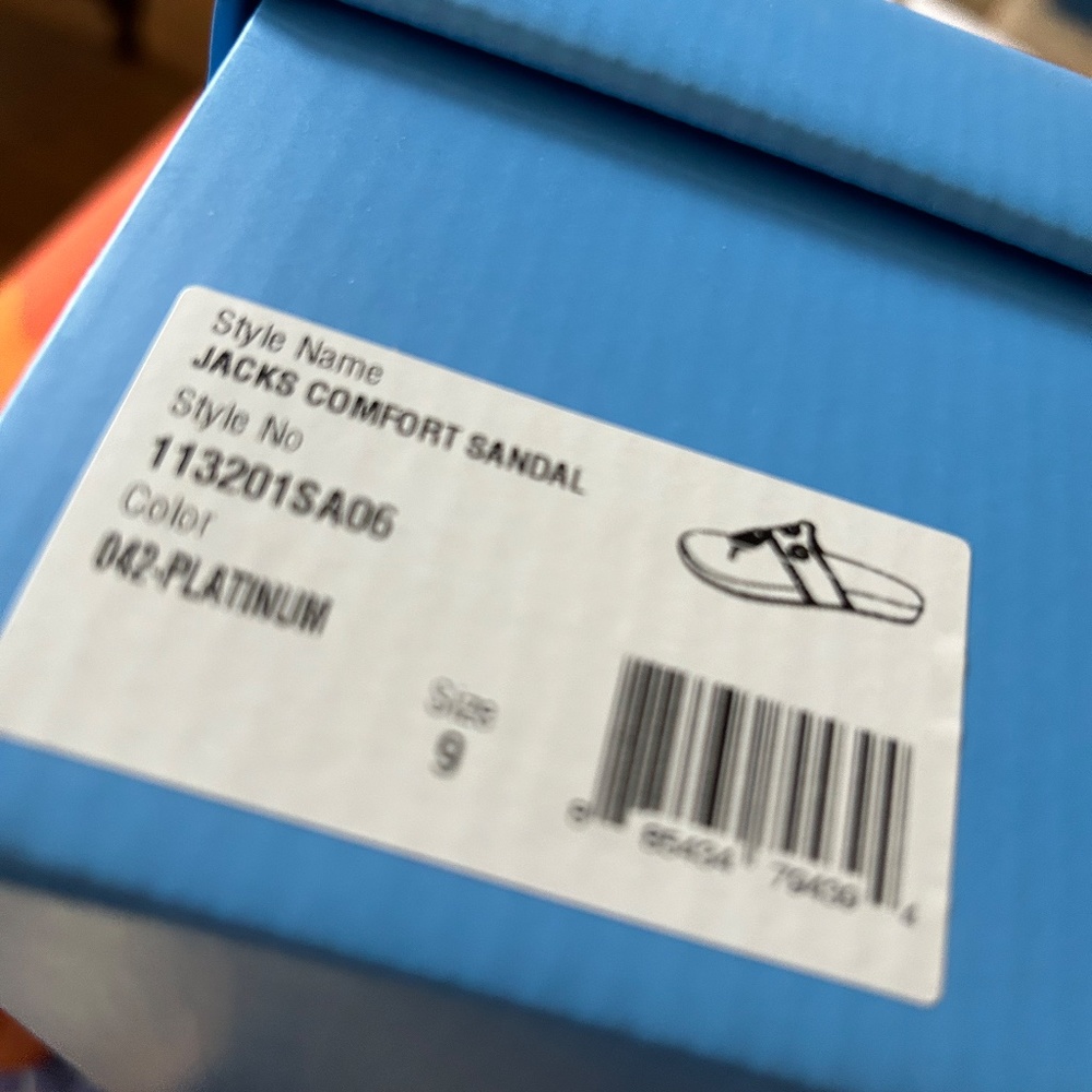Jack Rogers Comfort Sandals Size 9 Platinum - Picture 3 of 6